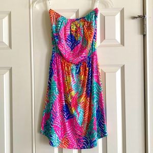 EUC Lilly Pulitzer Strapless Dress XS